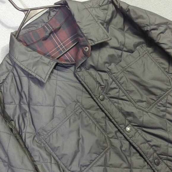 The North Face Jacket Men's XL Black Fort Point Flannel Snap Reversible Shacket - Picture 1 of 12